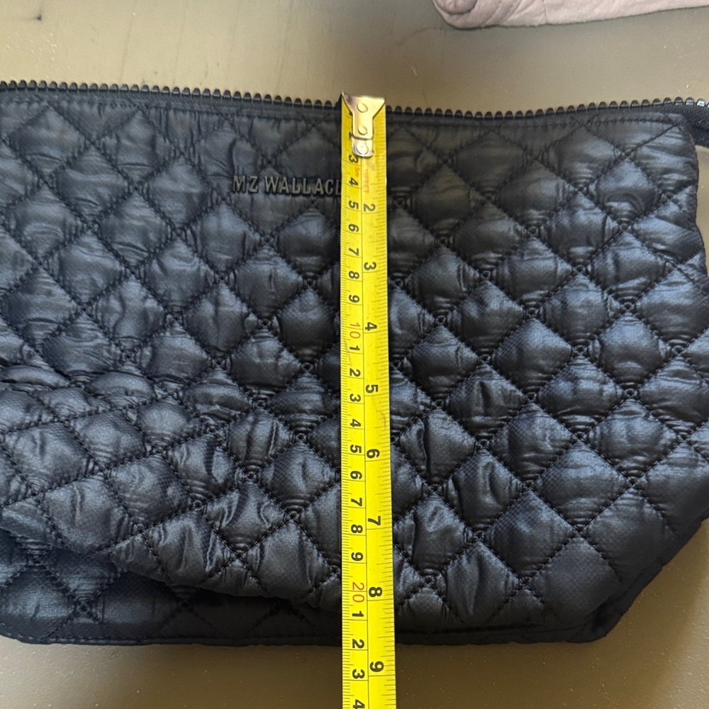 Quilted Black MZ Wallace make-up bag - Picture 6 of 6